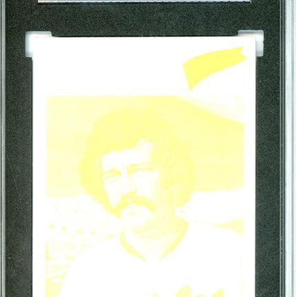 1977 Topps #33 Wayne Garland 9 card progressive proof. un-issued image. 15a
