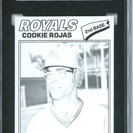 1977 Topps #509 Cookie Rojas 9 card progressive proof. 33a