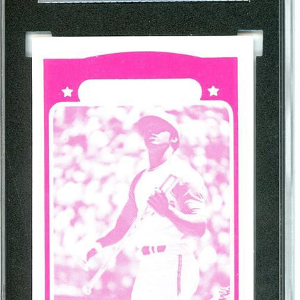 1972 Topps #436 Reggie (Action) Jackson 7 card progressive proof. 37a