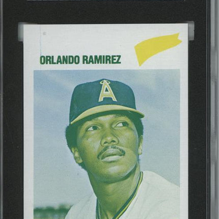 1977 Topps #131 Orlando Ramirez 9 card progressive proof. 61a
