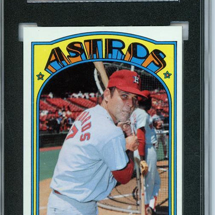 1972 Topps #416 Johnny Edwards 7 card progressive proof. 43a