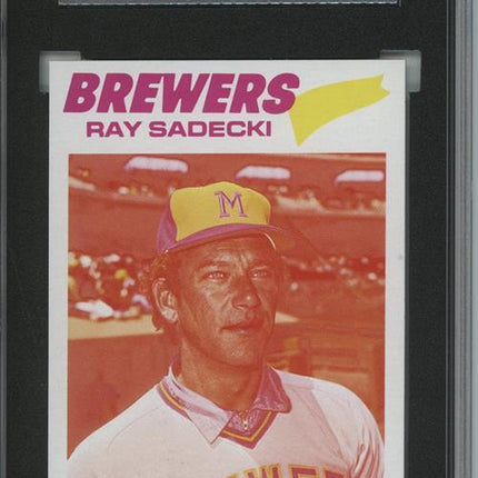 1977 Topps #26 Ray Sadecki 9 card progressive proof. 56a