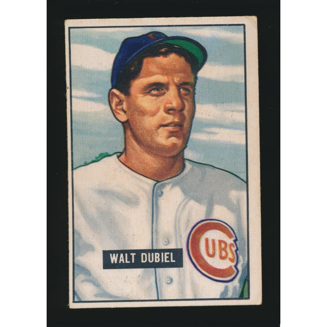 1951 Bowman Baseball #283 Walt Dubiel (Ex) c05203