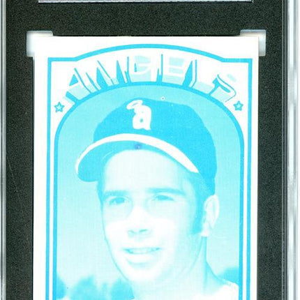 1972 Topps #521 Alan Foster 7 card progressive proof. 18a