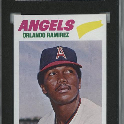 1977 Topps #131 Orlando Ramirez 9 card progressive proof. 61a