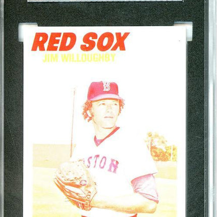 1977 Topps #532 Jim Willoughby 9 card progressive proof. 6a