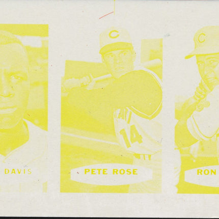 1967 Bazooka Panel #37-39 Acetate Proof Set of 4. T.Davis, Rose, Santo