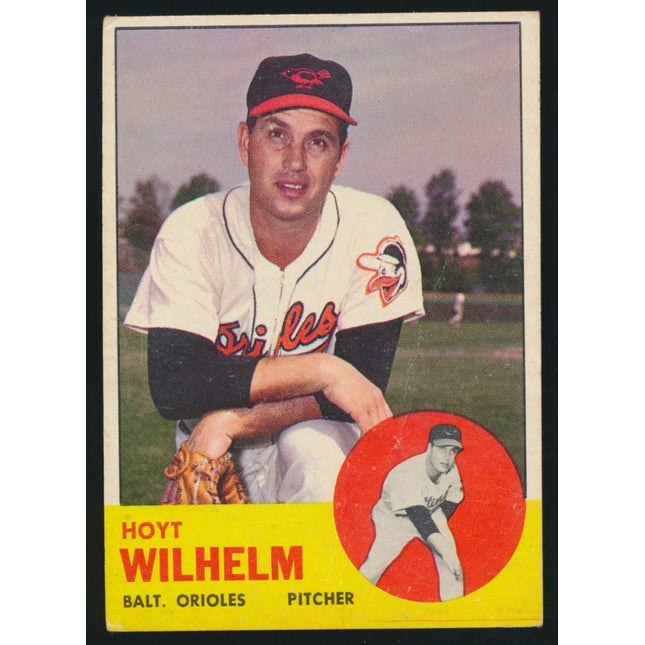 1963 Topps Baseball #108 Hoyt Whilhelm VG c03540