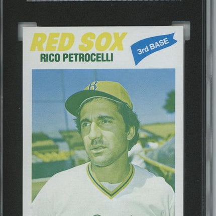 1977 Topps #111 Rico Petrocelli 9 card progressive proof. 65a