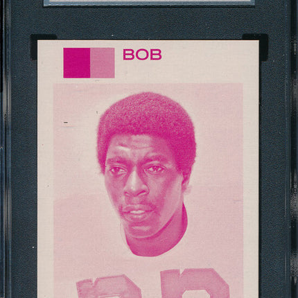 1973 Topps FB 8 Card Progressive Proof #274 Bob Hayes 73TFB04
