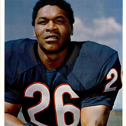 1973 Chicago Bears Team Issued Carl Garrett 7" x 8 5/8" Color photo c06168