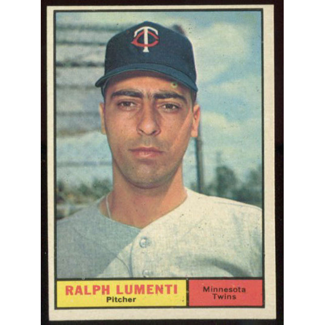 1961 Topps Baseball #469 Ralph Lumenti NMMT c00494