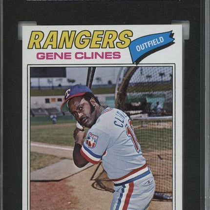 1977 Topps #237 Gene Clines 9 card progressive proof. 45a