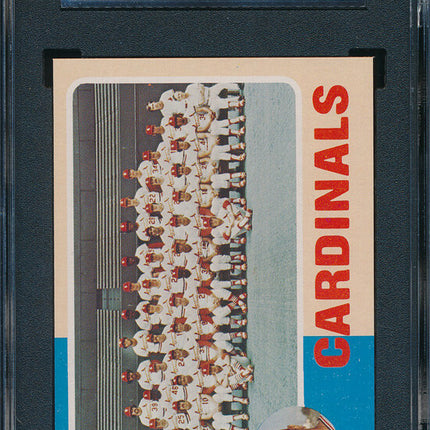 1975 Topps BB 9 Card Progressive Proof #246 Cardinals Schoendienst 75TBB11
