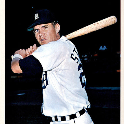 1973 Detroit Tigers Team Issued Mickey Stanley 7" x 8 5/8" Color photo c06157