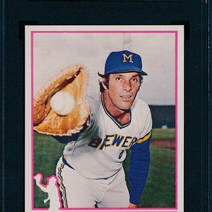 1976 Topps #377 Mike Hegan Progressive Proof set color variation SGC 76TBB62