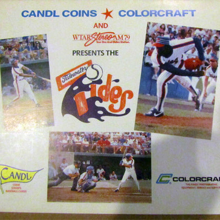 1988 Tidewater Tides ColorCraft CANDL Team Set Uncut Sheet 30 cards (Nrmt) e0065