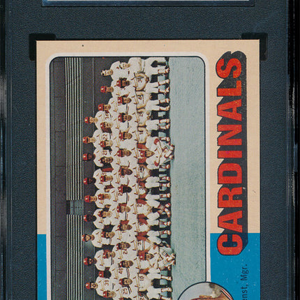 1975 Topps BB 9 Card Progressive Proof #246 Cardinals Schoendienst 75TBB11