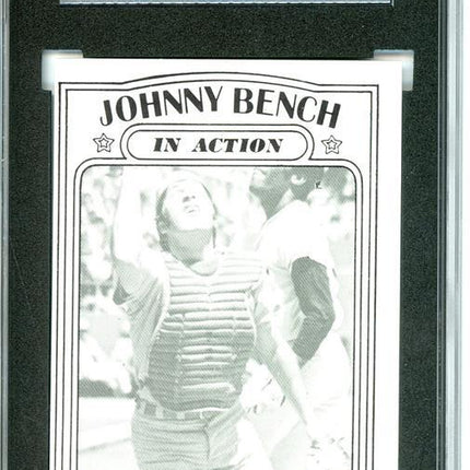 1972 Topps #434 Johnny (Action) Bench 7 card progressive proof. 38a