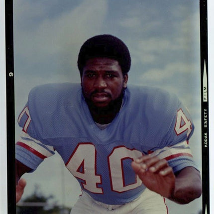 1976 Topps Football Transparency Ken Ellis Houston Oilers T0051