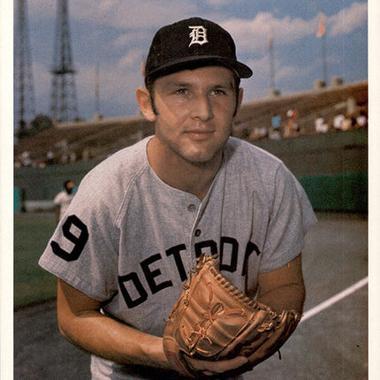 1973 Detroit Tigers Team Issued Fred Scherman 7" x 8 5/8" Color photo c06143