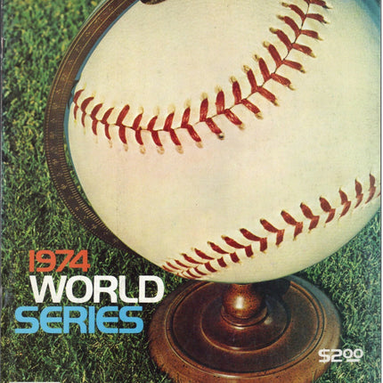 1974 World Series Program Unscored - Athletics, Orioles, Dodger, Pirates MS0131