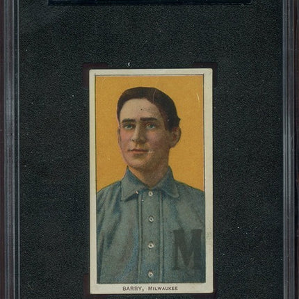 1911 Sweet Caporal T206 Shad Barry Carolina Brights Back SGC 5 Highest Graded