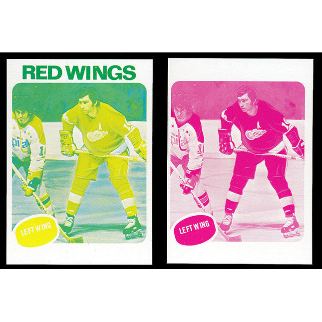 1975 Topps Hockey #13 Nick Lebett 11 Card Progressive Proof 75THOC25