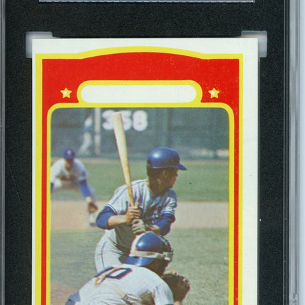 1972 Topps #438 Maury (Action) Wills 7 card progressive proof. 4a