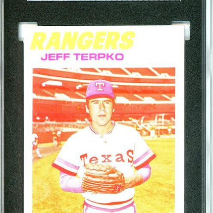 1977 Topps #137 Jeff Terpko 9 card progressive proof. 12a