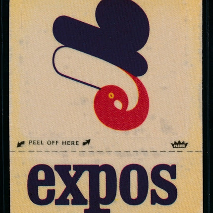 1967-72 Fleer  Baseball Cloth Sticker Montreal Expos NM++ c04201