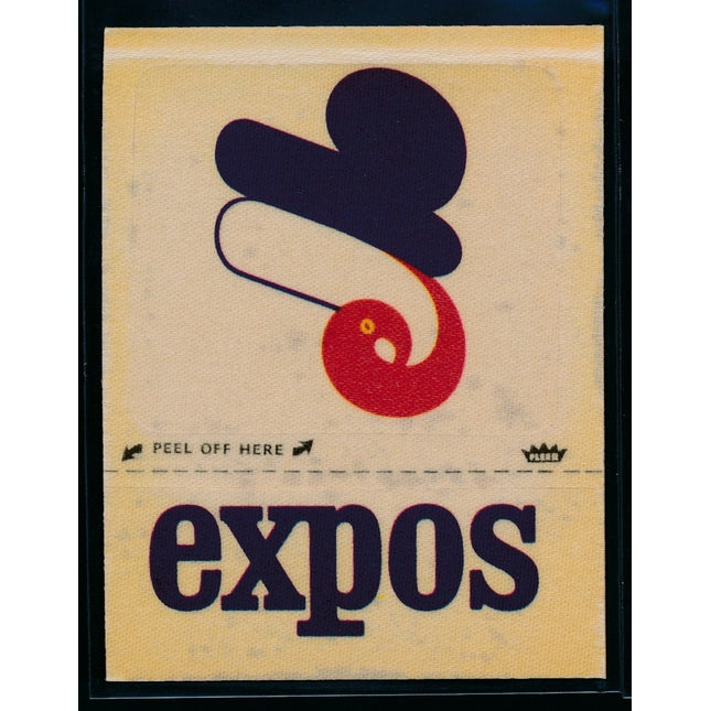 1967-72 Fleer  Baseball Cloth Sticker Montreal Expos NM++ c04201