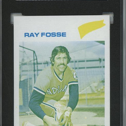 1977 Topps #267 Ray Fosse 9 card progressive proof. 42a