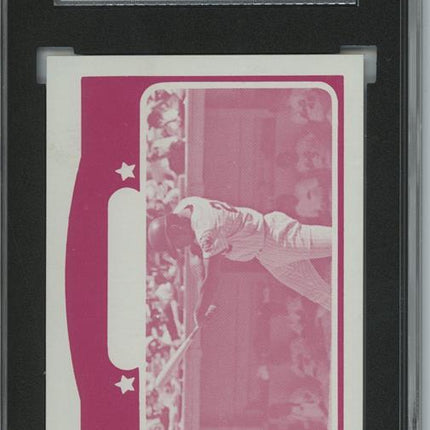 1972 Topps #426 Ken (Action) Singleton 7 card progressive proof. 22a