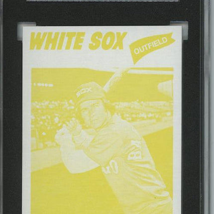 1977 Topps #559 Alan Bannister 9 card progressive proof. 57a