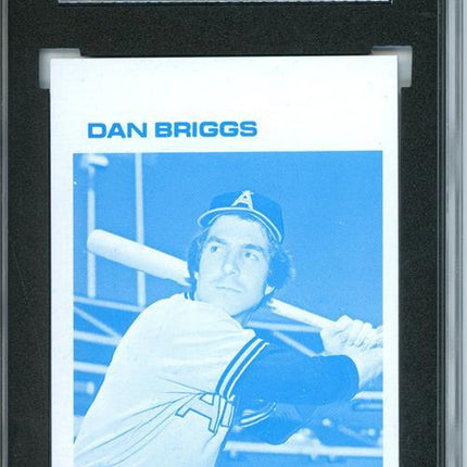 1977 Topps #592 Dan Briggs 9 card progressive proof. 31a