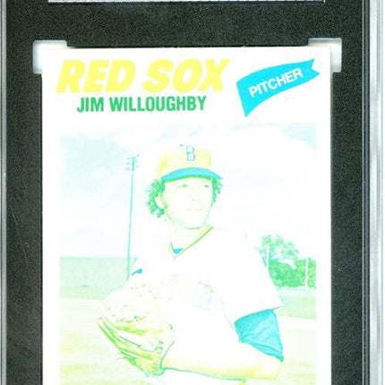 1977 Topps #532 Jim Willoughby 9 card progressive proof. 6a