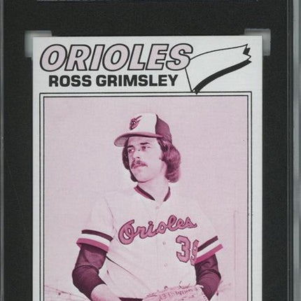 1977 Topps #572 Ross Grimsley 9 card progressive proof. 46a