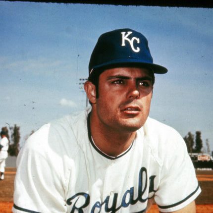 Original Color Lou Pinella 60's70's Slide/Transparency Royals T0390