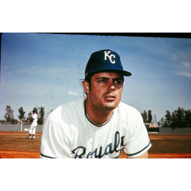 Original Color Lou Pinella 60's70's Slide/Transparency Royals T0390