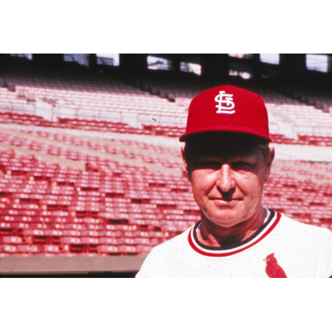 Original  UP Press Red Schoendienst 60's/70's Slide/Transparency Cardinals T0420