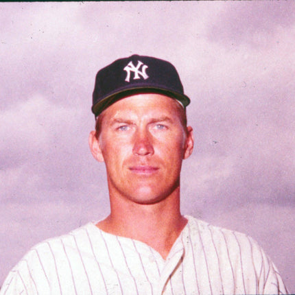 Original AP Mel Stottlemeyer 60's70's Slide/Transparency Yankees T0378