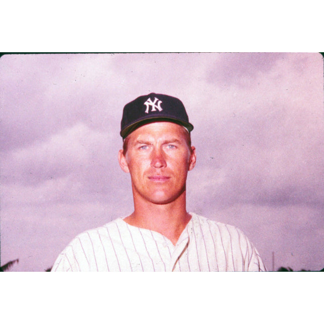 Original AP Mel Stottlemeyer 60's70's Slide/Transparency Yankees T0378
