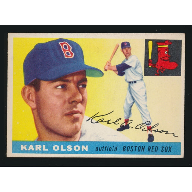 1955 Topps Baseball #72 Karl Olson Exmt c05377