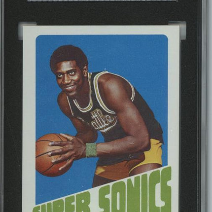 1972 Topps #10 Spencer Haywood 9 card progressive proof. 12a