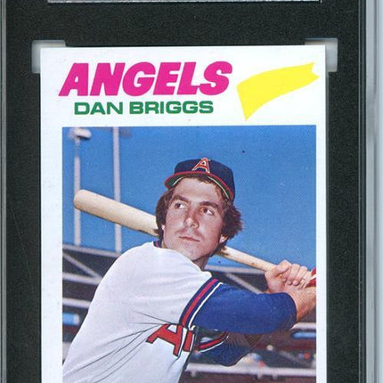 1977 Topps #592 Dan Briggs 9 card progressive proof. 31a