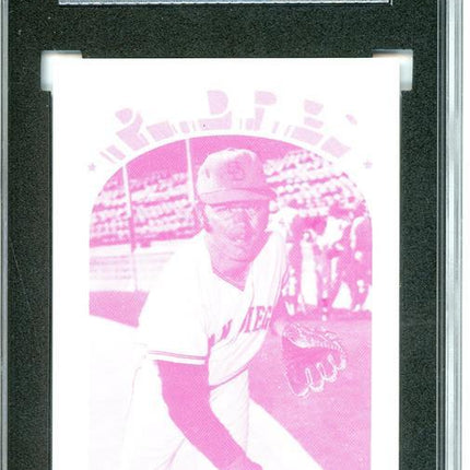 1972 Topps #477 Tom Phoebus 7 card progressive proof. 32a