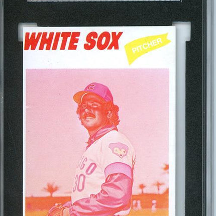 1977 Topps #17 Steve Stone 9 card progressive proof. image variation 24a