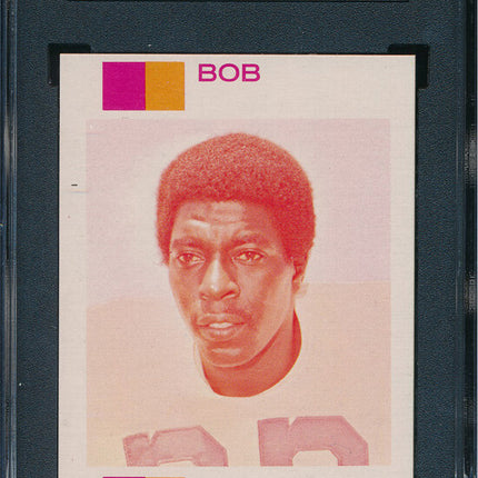 1973 Topps FB 8 Card Progressive Proof #274 Bob Hayes 73TFB04