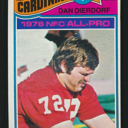 1977 Topps Football #90 Dan Dierdorf (Nrmt+) c05029